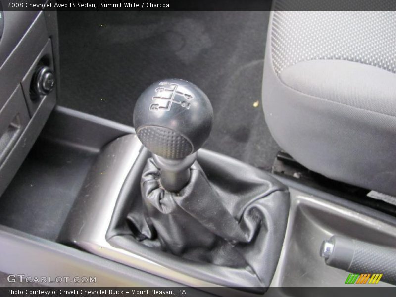 Summit White / Charcoal 2008 Chevrolet Aveo LS Sedan