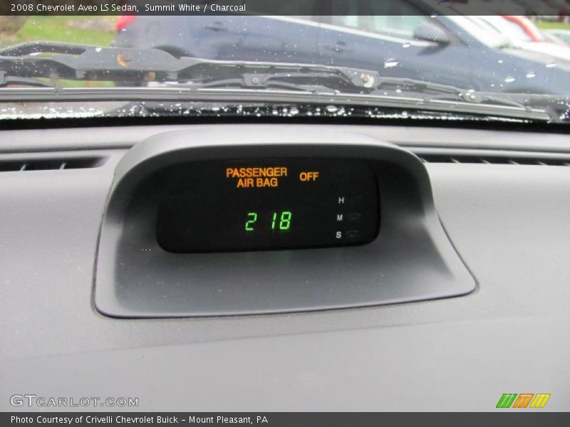 Summit White / Charcoal 2008 Chevrolet Aveo LS Sedan