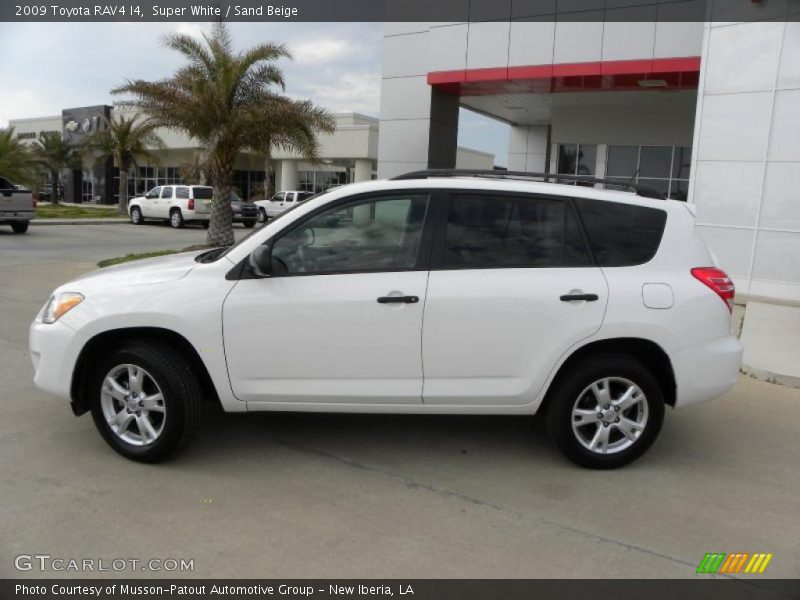 Super White / Sand Beige 2009 Toyota RAV4 I4