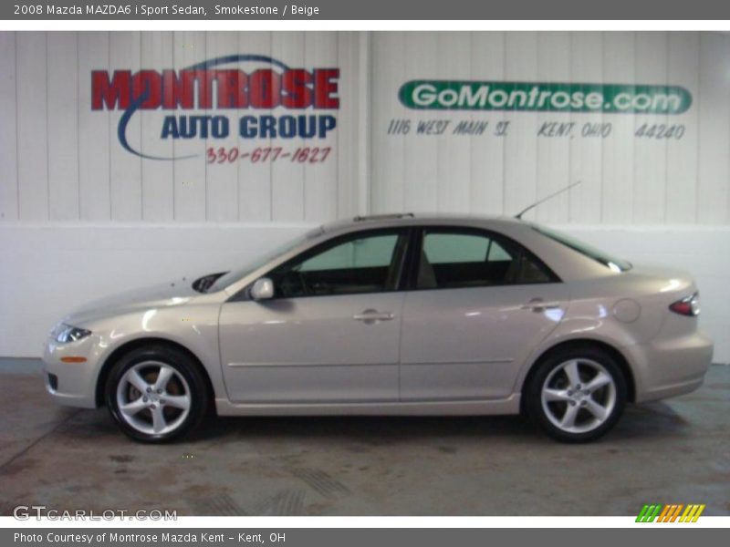 Smokestone / Beige 2008 Mazda MAZDA6 i Sport Sedan