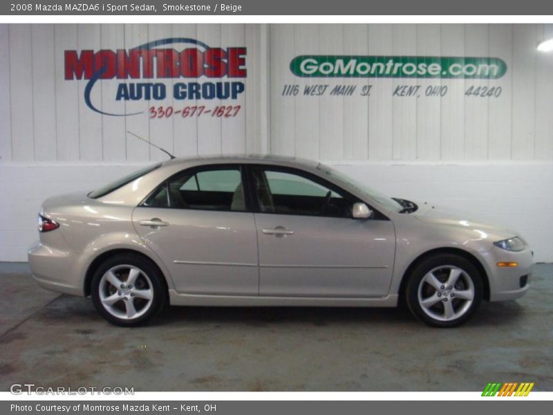 Smokestone / Beige 2008 Mazda MAZDA6 i Sport Sedan
