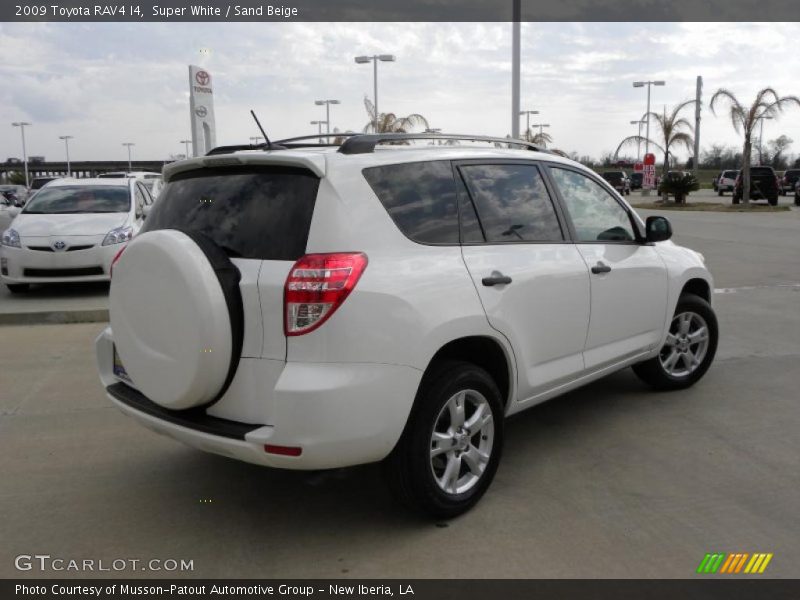 Super White / Sand Beige 2009 Toyota RAV4 I4