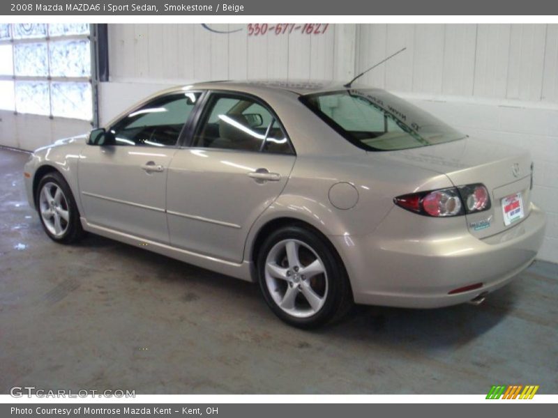Smokestone / Beige 2008 Mazda MAZDA6 i Sport Sedan