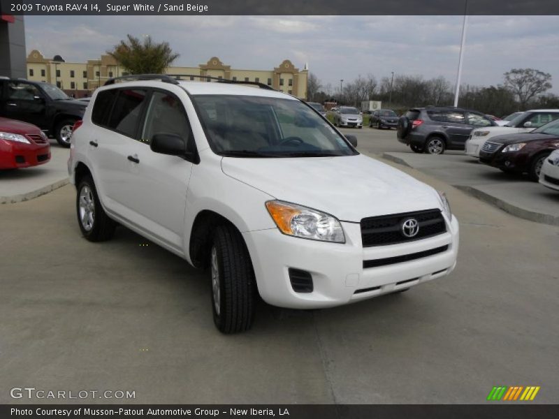 Super White / Sand Beige 2009 Toyota RAV4 I4