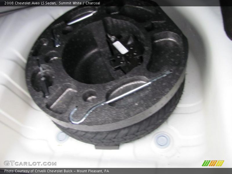 Summit White / Charcoal 2008 Chevrolet Aveo LS Sedan