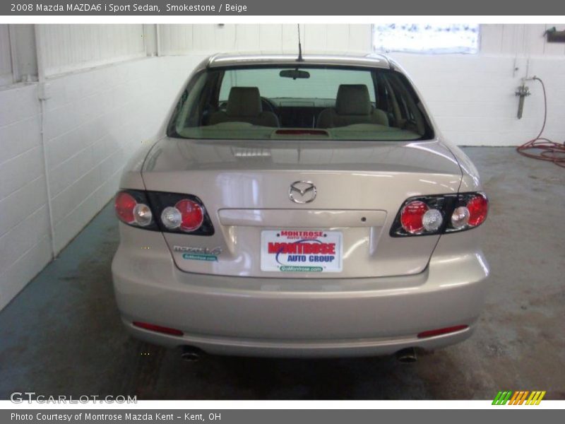Smokestone / Beige 2008 Mazda MAZDA6 i Sport Sedan