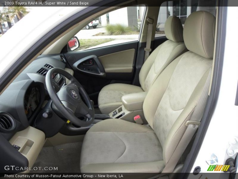 Super White / Sand Beige 2009 Toyota RAV4 I4