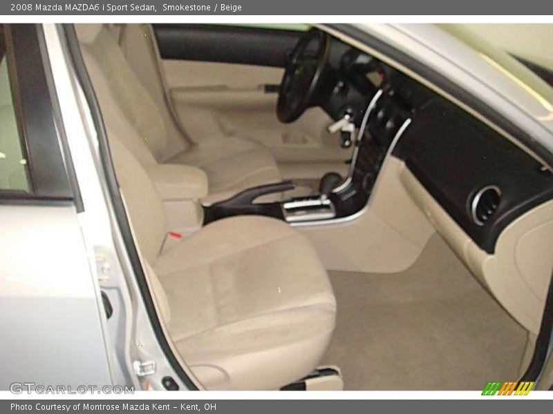 Smokestone / Beige 2008 Mazda MAZDA6 i Sport Sedan