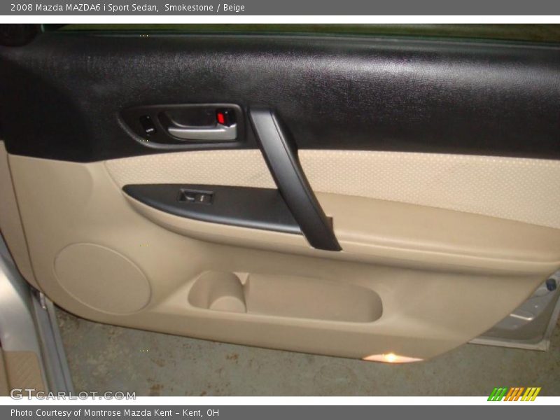 Smokestone / Beige 2008 Mazda MAZDA6 i Sport Sedan