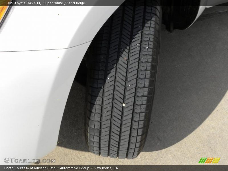 Super White / Sand Beige 2009 Toyota RAV4 I4