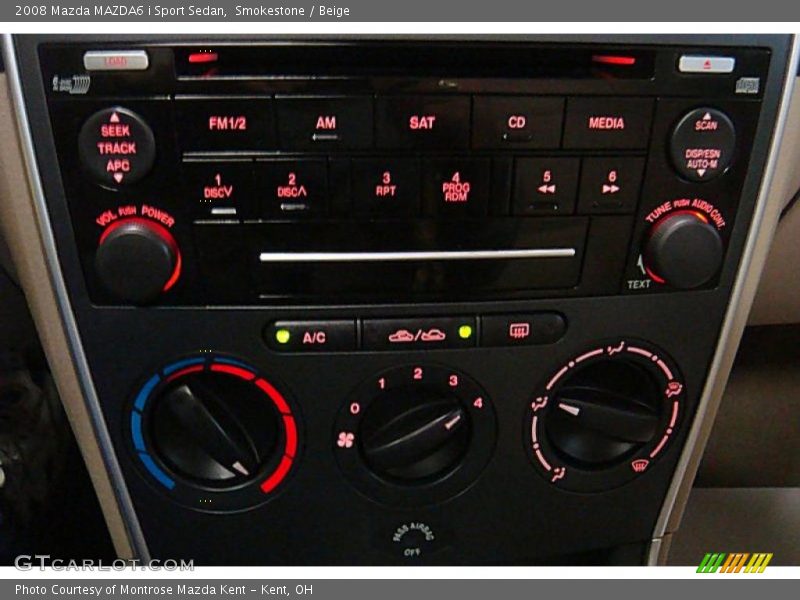 Smokestone / Beige 2008 Mazda MAZDA6 i Sport Sedan