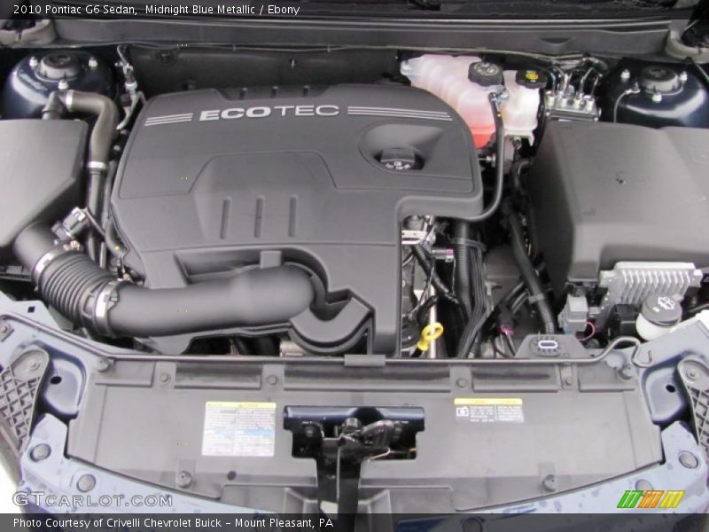 Midnight Blue Metallic / Ebony 2010 Pontiac G6 Sedan