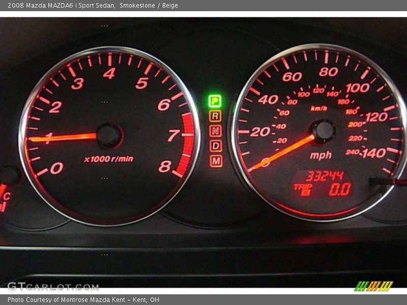 Smokestone / Beige 2008 Mazda MAZDA6 i Sport Sedan