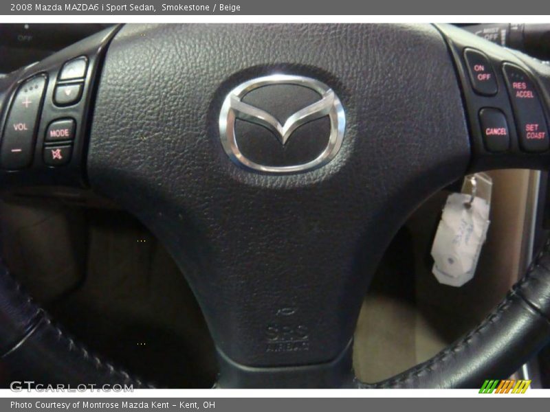 Smokestone / Beige 2008 Mazda MAZDA6 i Sport Sedan