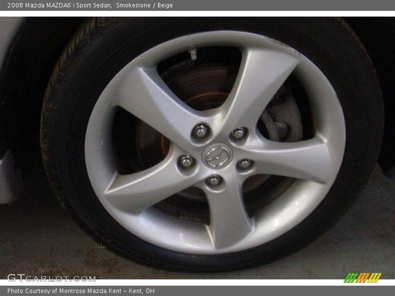 Smokestone / Beige 2008 Mazda MAZDA6 i Sport Sedan