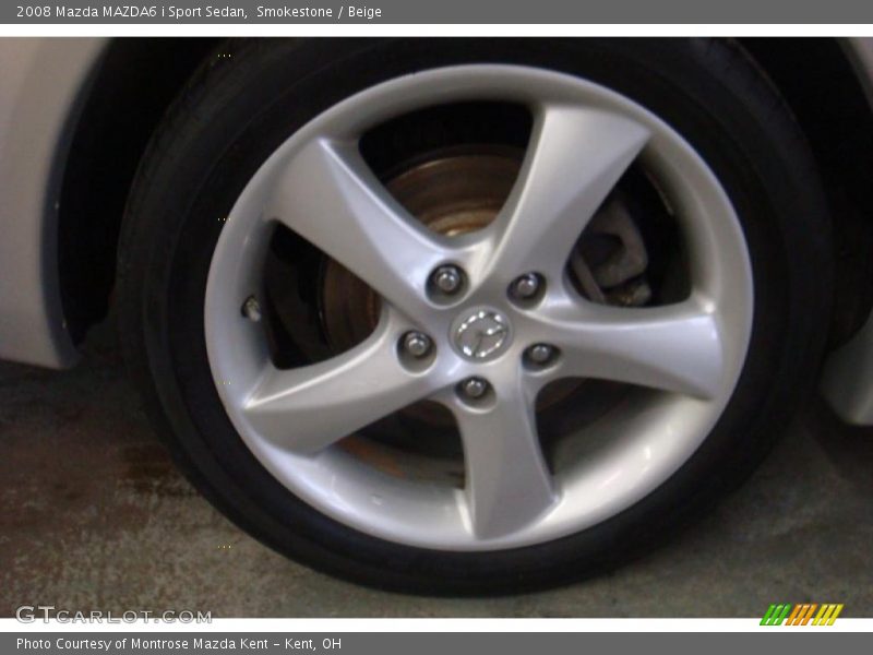 Smokestone / Beige 2008 Mazda MAZDA6 i Sport Sedan