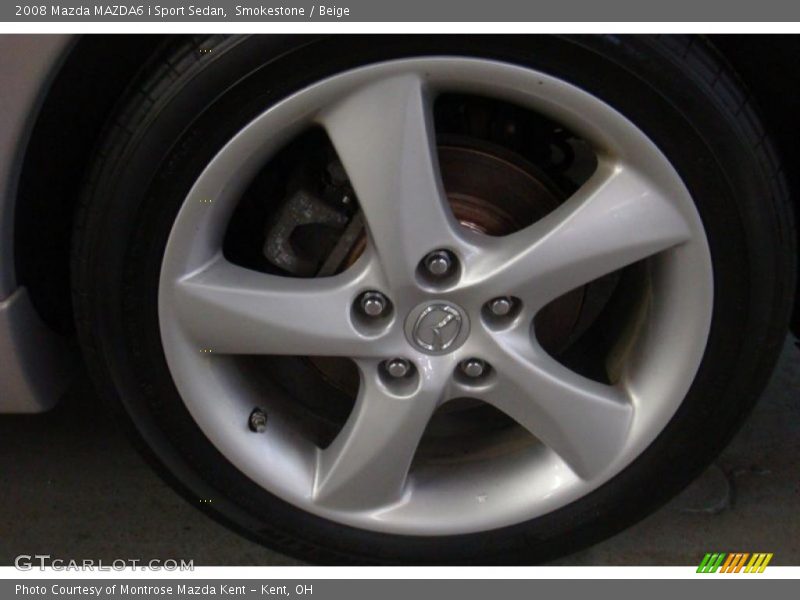 Smokestone / Beige 2008 Mazda MAZDA6 i Sport Sedan