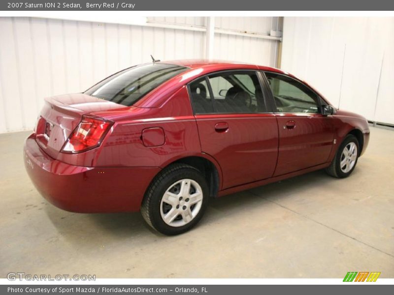 Berry Red / Gray 2007 Saturn ION 2 Sedan