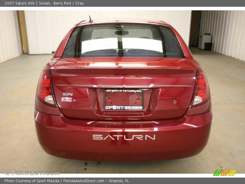 Berry Red / Gray 2007 Saturn ION 2 Sedan