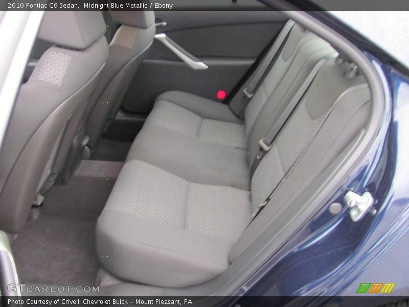 Midnight Blue Metallic / Ebony 2010 Pontiac G6 Sedan
