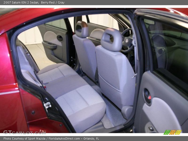 Berry Red / Gray 2007 Saturn ION 2 Sedan