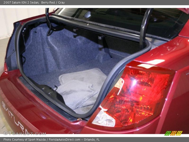 Berry Red / Gray 2007 Saturn ION 2 Sedan