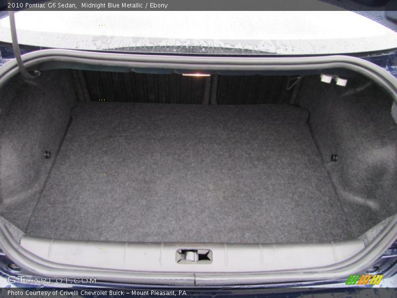 Midnight Blue Metallic / Ebony 2010 Pontiac G6 Sedan