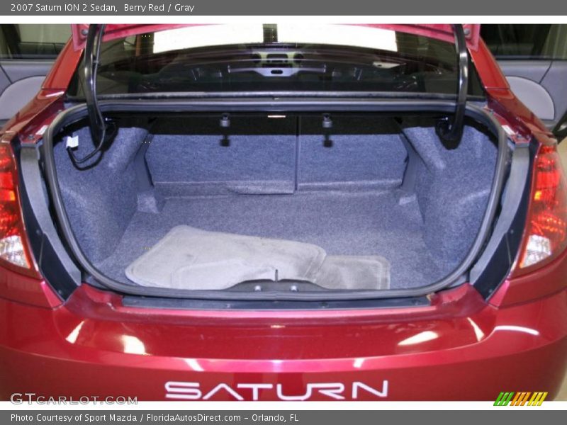 Berry Red / Gray 2007 Saturn ION 2 Sedan