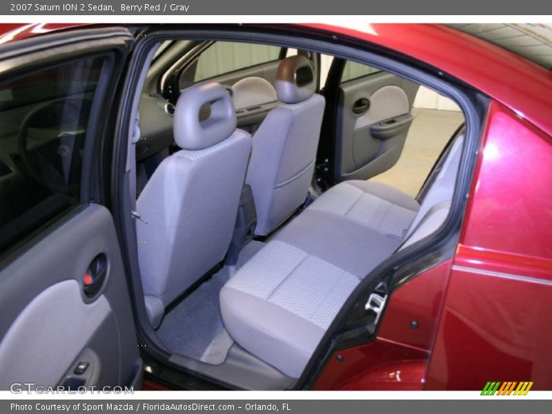 Berry Red / Gray 2007 Saturn ION 2 Sedan