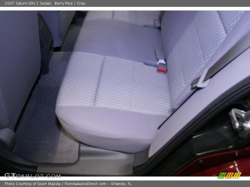 Berry Red / Gray 2007 Saturn ION 2 Sedan