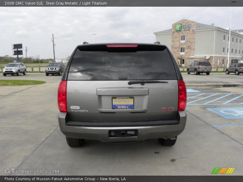 Steel Gray Metallic / Light Titanium 2008 GMC Yukon SLE