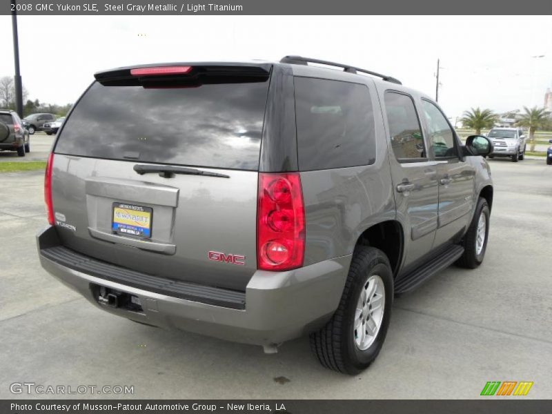 Steel Gray Metallic / Light Titanium 2008 GMC Yukon SLE