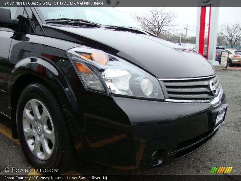 Galaxy Black Metallic / Beige 2007 Nissan Quest 3.5 SL