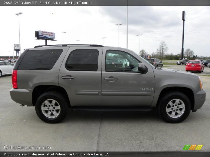 Steel Gray Metallic / Light Titanium 2008 GMC Yukon SLE