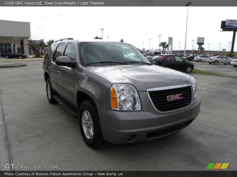 Steel Gray Metallic / Light Titanium 2008 GMC Yukon SLE