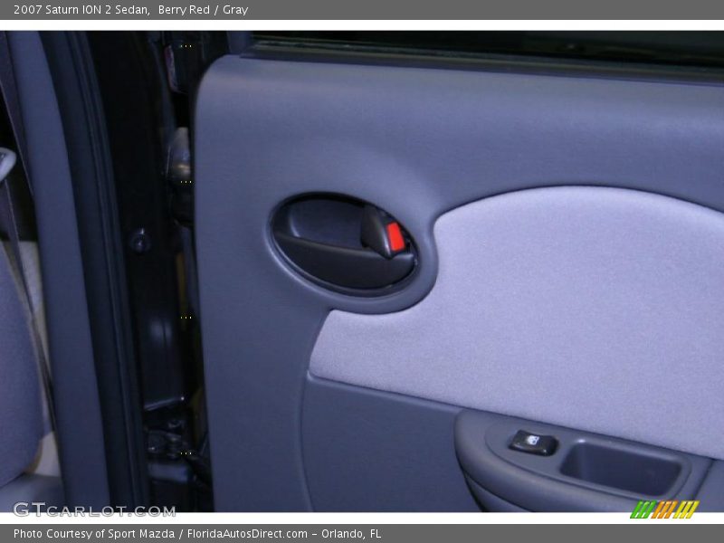 Berry Red / Gray 2007 Saturn ION 2 Sedan