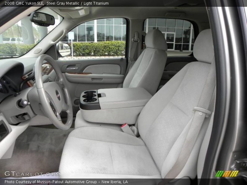 Steel Gray Metallic / Light Titanium 2008 GMC Yukon SLE