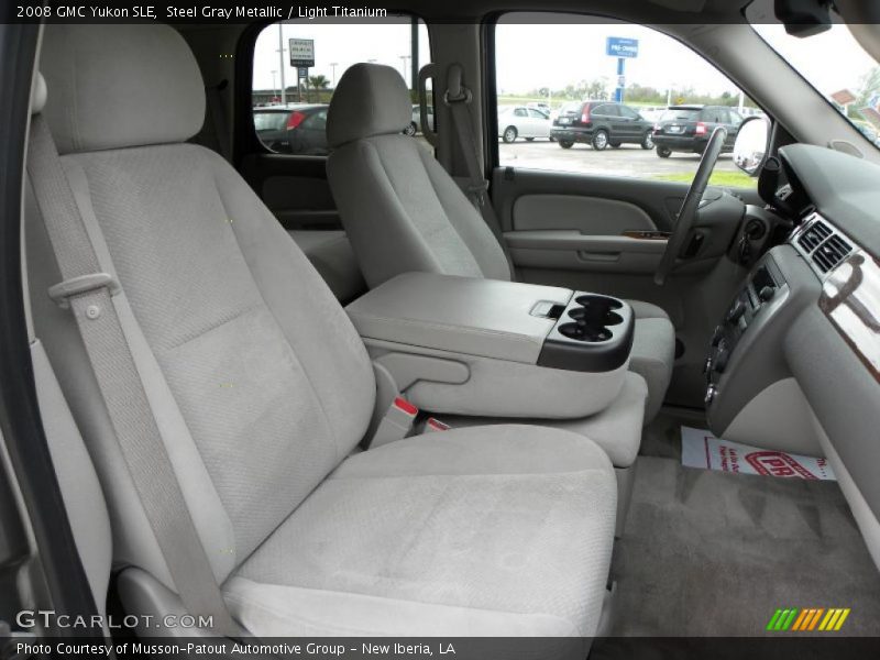 Steel Gray Metallic / Light Titanium 2008 GMC Yukon SLE