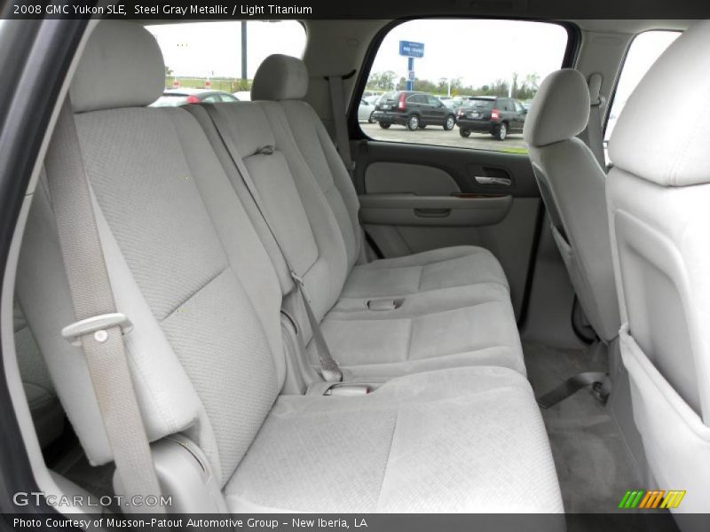 Steel Gray Metallic / Light Titanium 2008 GMC Yukon SLE