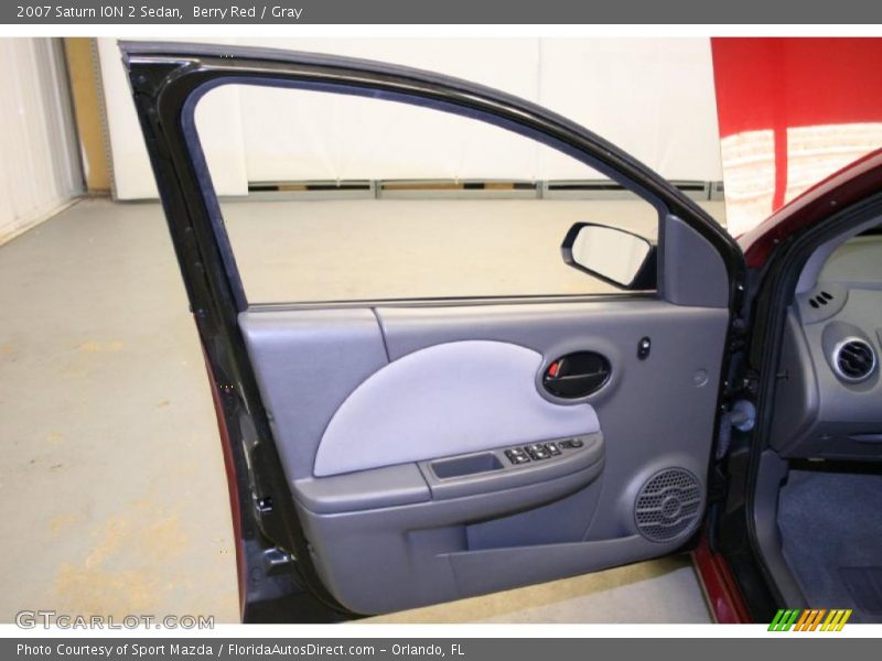Berry Red / Gray 2007 Saturn ION 2 Sedan