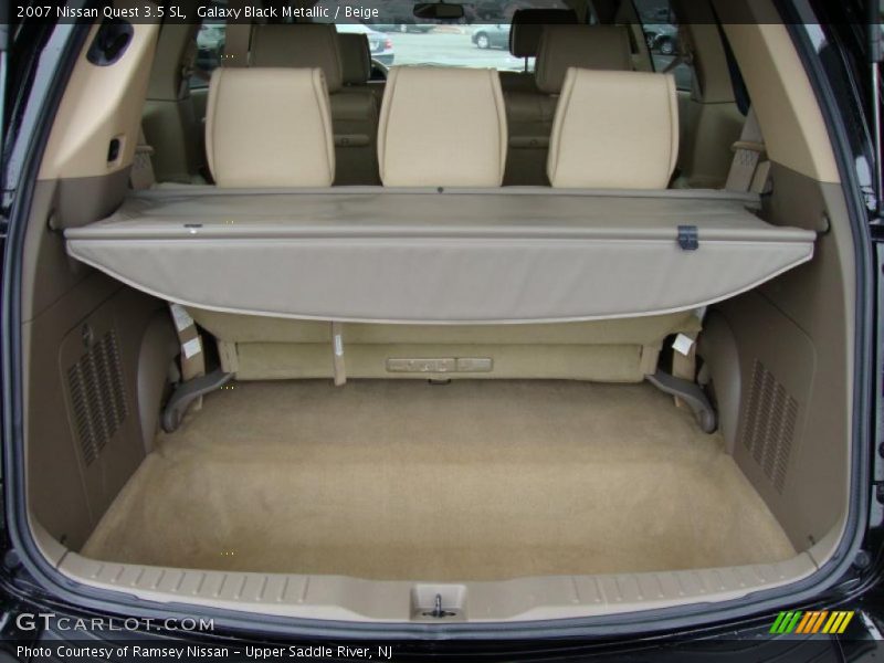 Galaxy Black Metallic / Beige 2007 Nissan Quest 3.5 SL