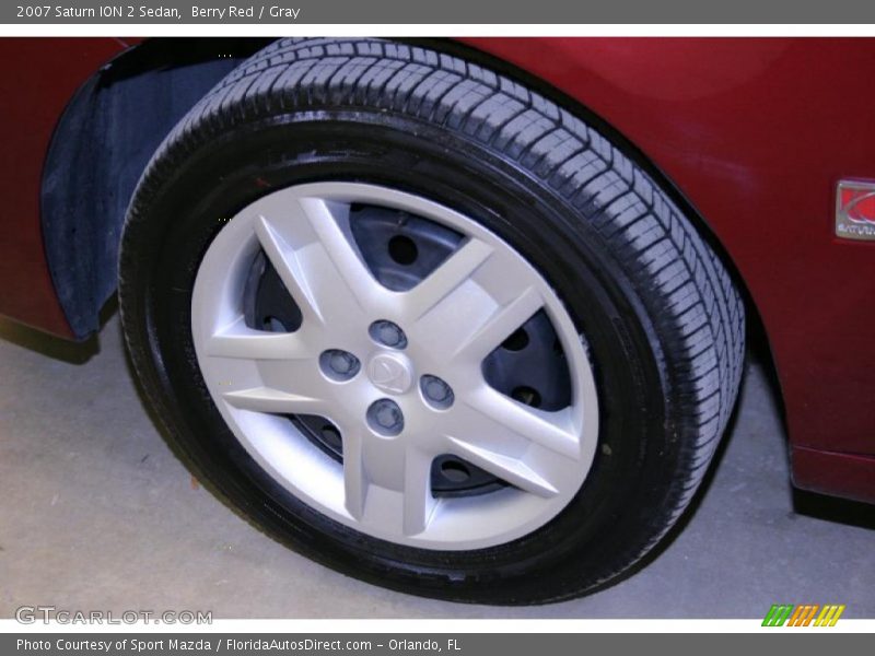 Berry Red / Gray 2007 Saturn ION 2 Sedan