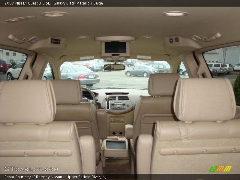 Galaxy Black Metallic / Beige 2007 Nissan Quest 3.5 SL