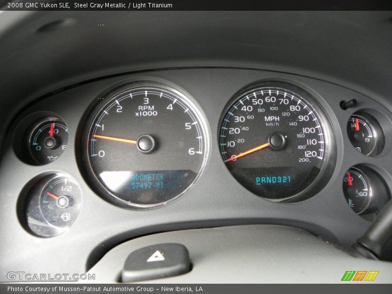 Steel Gray Metallic / Light Titanium 2008 GMC Yukon SLE