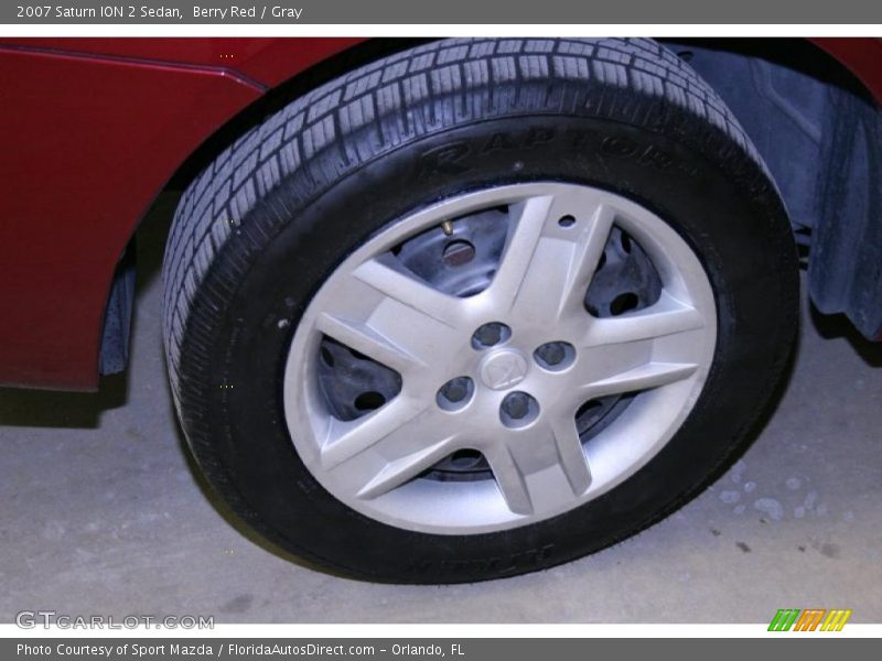 Berry Red / Gray 2007 Saturn ION 2 Sedan