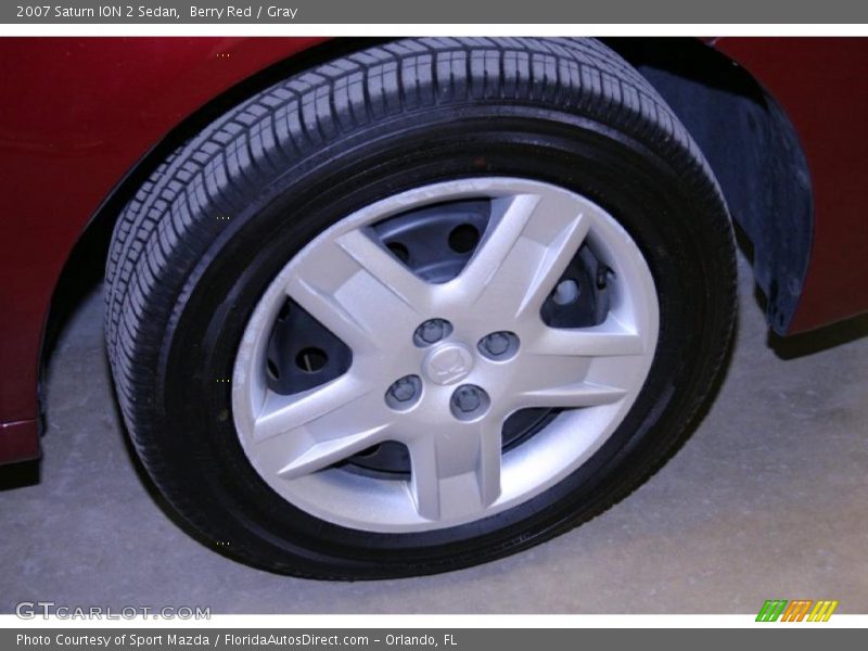 Berry Red / Gray 2007 Saturn ION 2 Sedan