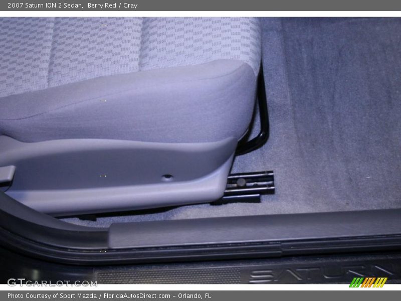 Berry Red / Gray 2007 Saturn ION 2 Sedan