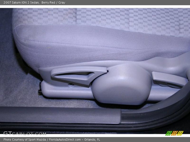 Berry Red / Gray 2007 Saturn ION 2 Sedan