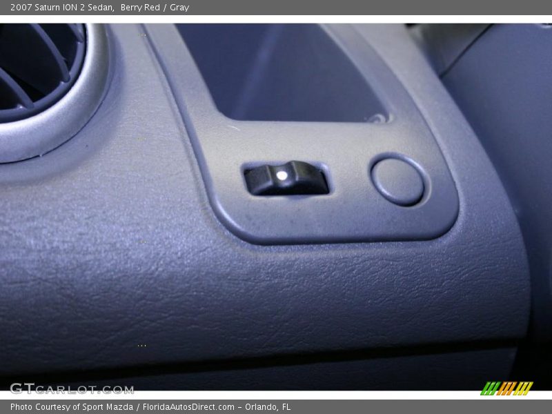 Berry Red / Gray 2007 Saturn ION 2 Sedan