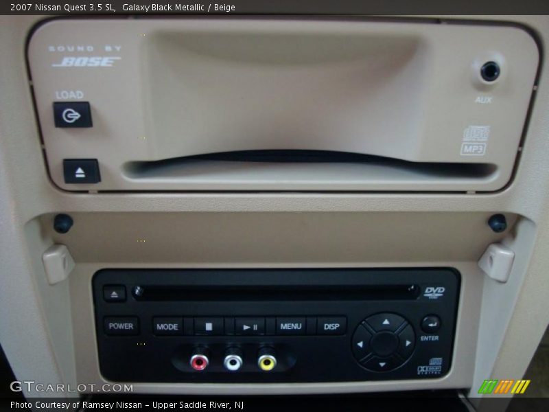 Galaxy Black Metallic / Beige 2007 Nissan Quest 3.5 SL